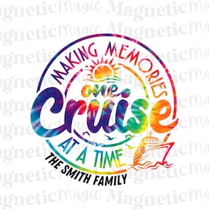 Personalized Cruise Memory Magnet| Cruise Door Decorations| Cruise Magnets| Cruise Name Tags| Stateroom Door Decor