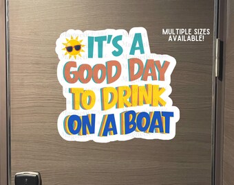 Cruise Drink Package Magnet| Drinking On a Boat Cruise Door Decor| Vacation Keepsake Door Sign