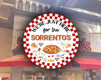 Imán para puerta de crucero de Sorrento's Pizza / Letrero decorativo para camarote de Royal Caribbean
