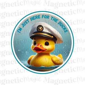 Cruise Duck Magnet: Cabin Door Decor
