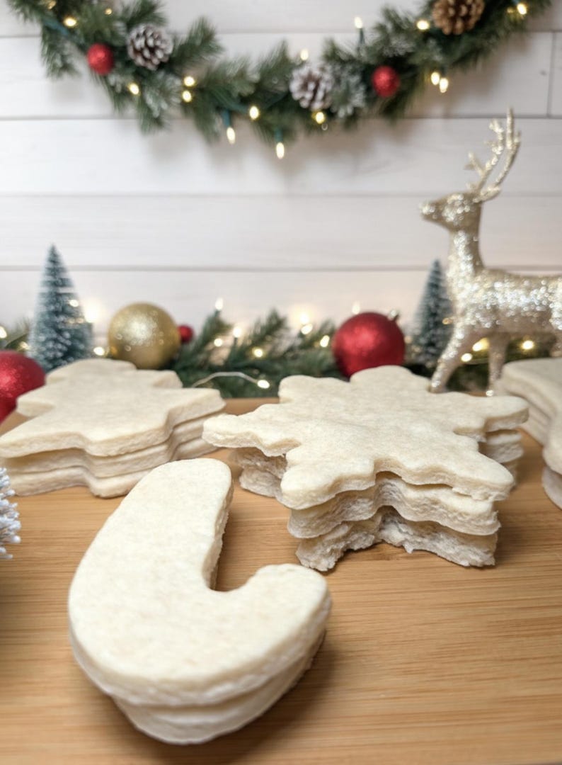 Vegan Holiday Sugar Cookies, Undecorated, Gluten Free Option Available! image 2
