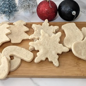 Vegan Holiday Sugar Cookies, Undecorated, Gluten Free Option Available! image 1