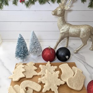 Vegan Holiday Sugar Cookies, Undecorated, Gluten Free Option Available! image 3