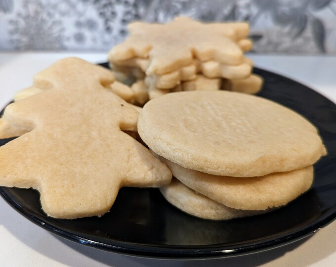 Vegan Christmas Sugar Cookie Decorating Kit Candy Cane Cookies