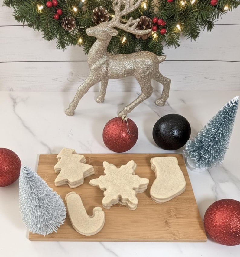 Vegan Holiday Sugar Cookies, Undecorated, Gluten Free Option Available! image 6