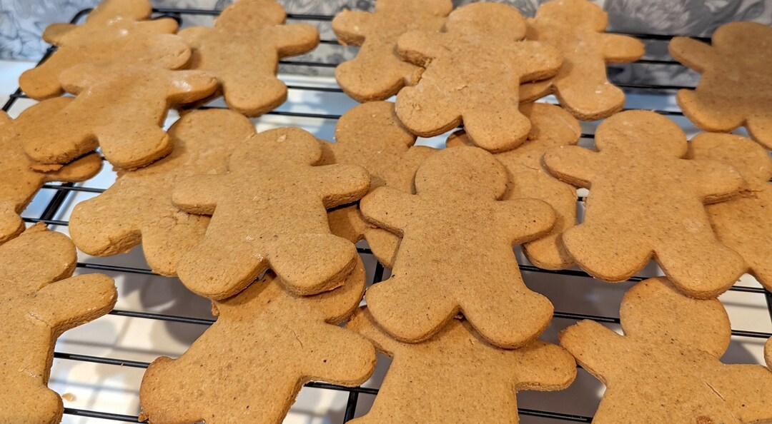 Vegan Gingerbread Cut Out Cookies undecorated With DIY Etsy