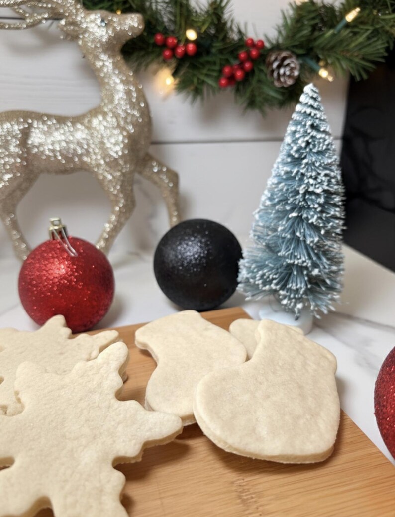 Vegan Holiday Sugar Cookies, Undecorated, Gluten Free Option Available! image 4