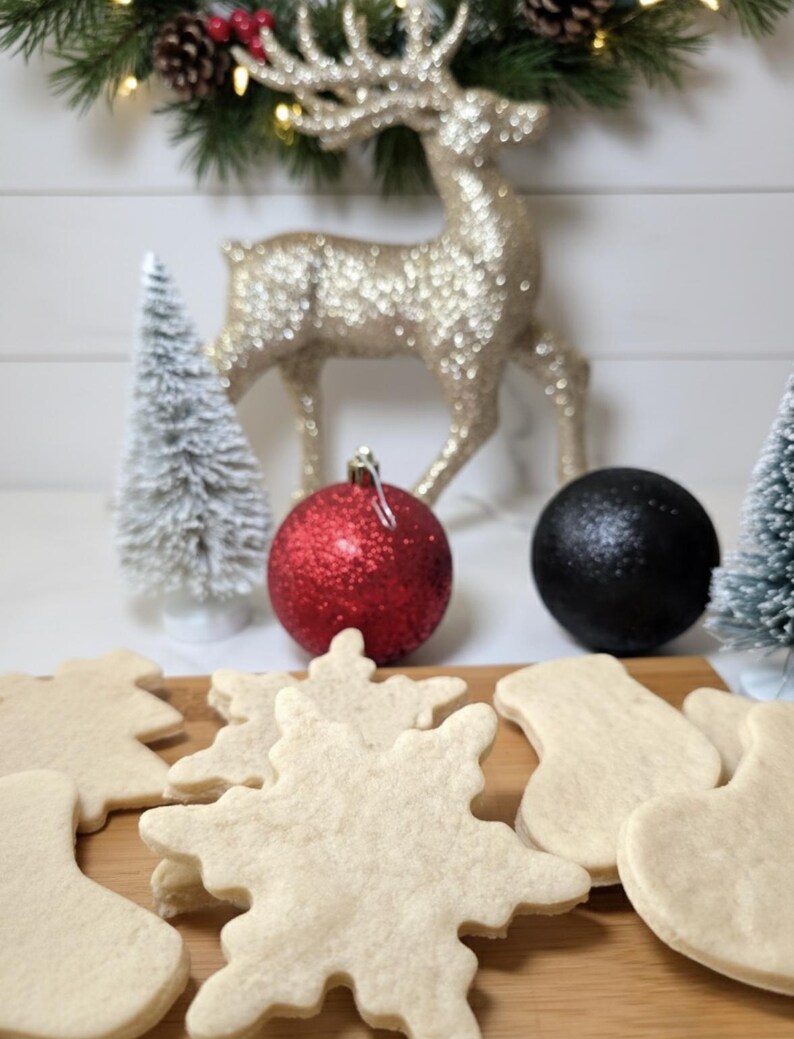 Vegan Holiday Sugar Cookies, Undecorated, Gluten Free Option Available! image 5