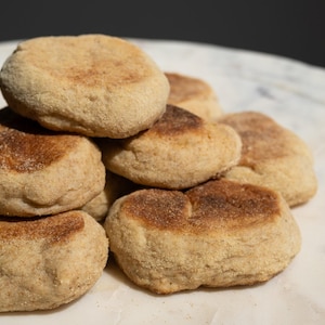 Vegan Whole Wheat English Muffins, Vegan Bread, Vegan Gifts