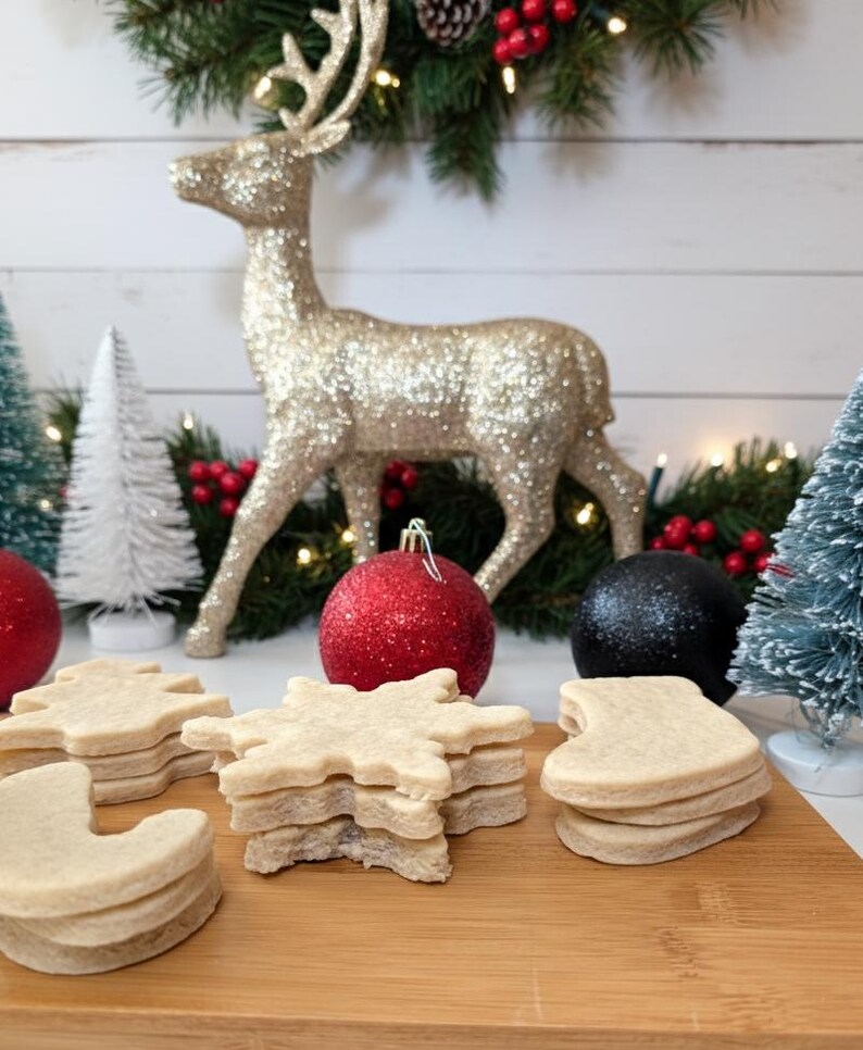 Vegan Holiday Sugar Cookies, Undecorated, Gluten Free Option Available! image 7