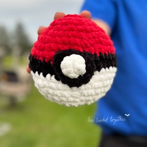 Gehaakt Pokeball-knuffelpatroon