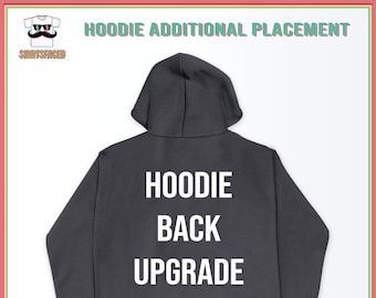 Hoodie oder Sweatshirt Back Design Upgrade