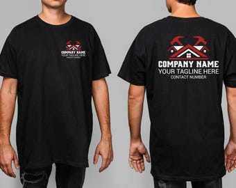 Custom Construction Shirt, Personalized Construction Crew T-Shirt, Custom Name Safety Tee, Construction Worker Gift, Jobsite Uniform