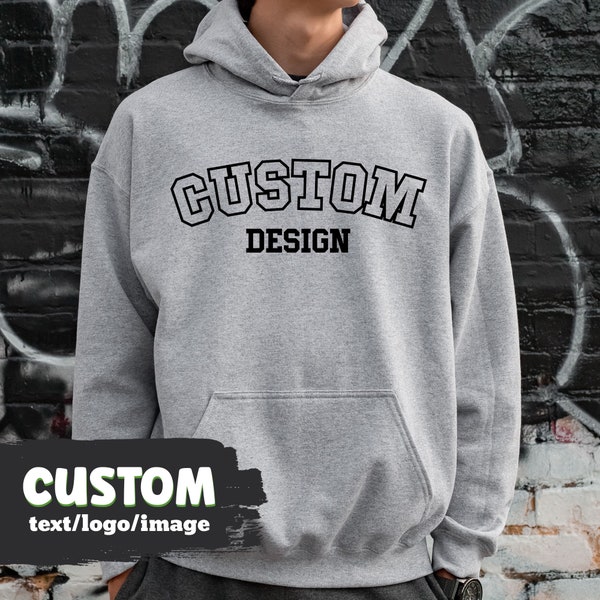 SIZE:S Custom Hoodies For Men/ Women Picture Photo Logo Name Design