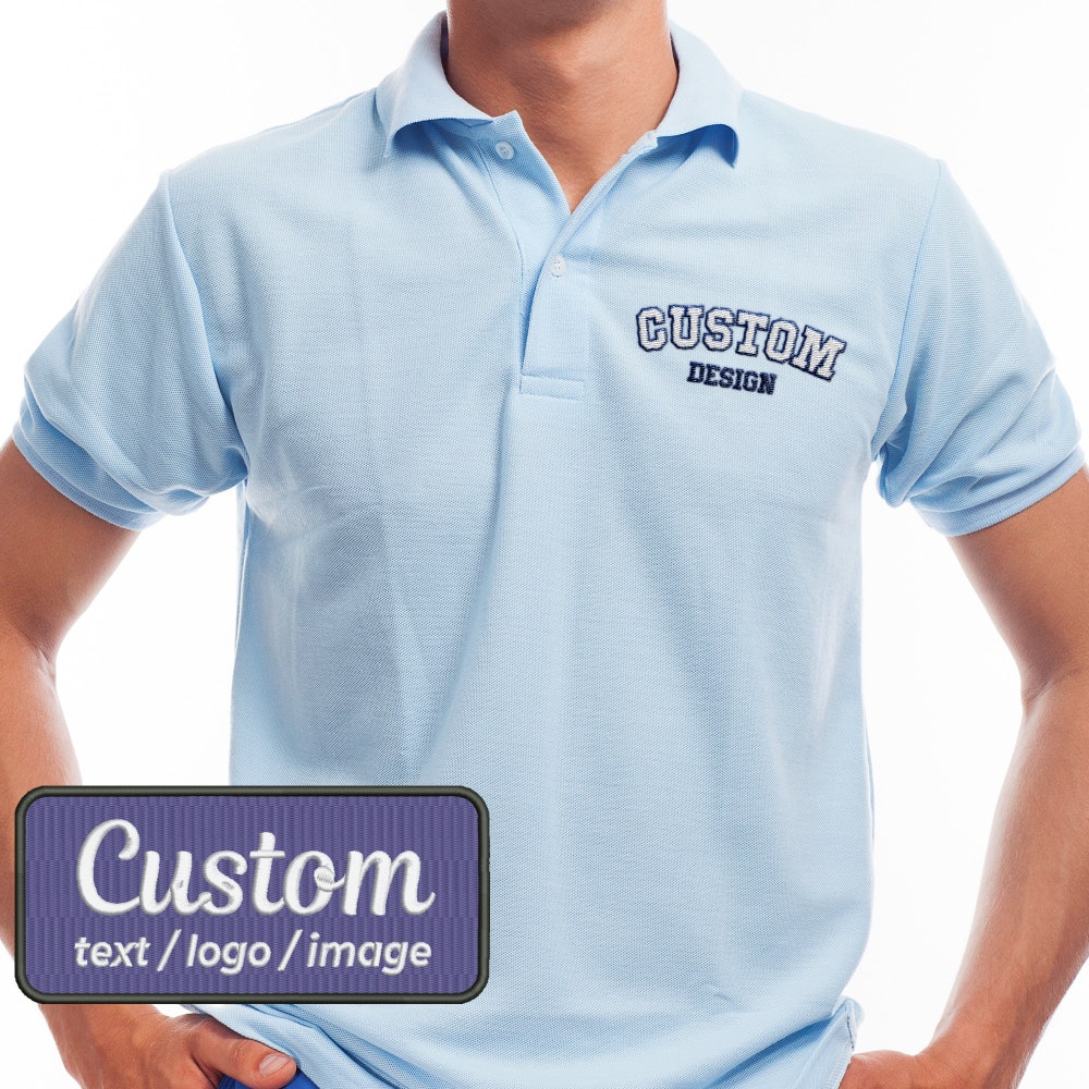 Personalized Polo Shirts For Business Or Casual Wear,Custom Embroidered Polo, Unisex Polo Shirt, Custom Polo Shirt For Men And Women Livingtee