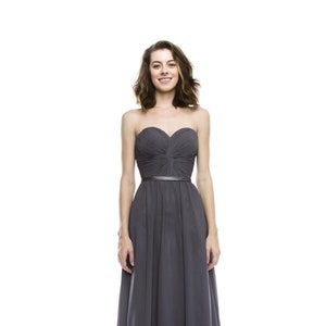 Chicas Fashion Brand Long Bridesmaid Prom Sweetheart neckline Formal Occasion Cocktail Dress Style XS-4XL blush charcoal coral