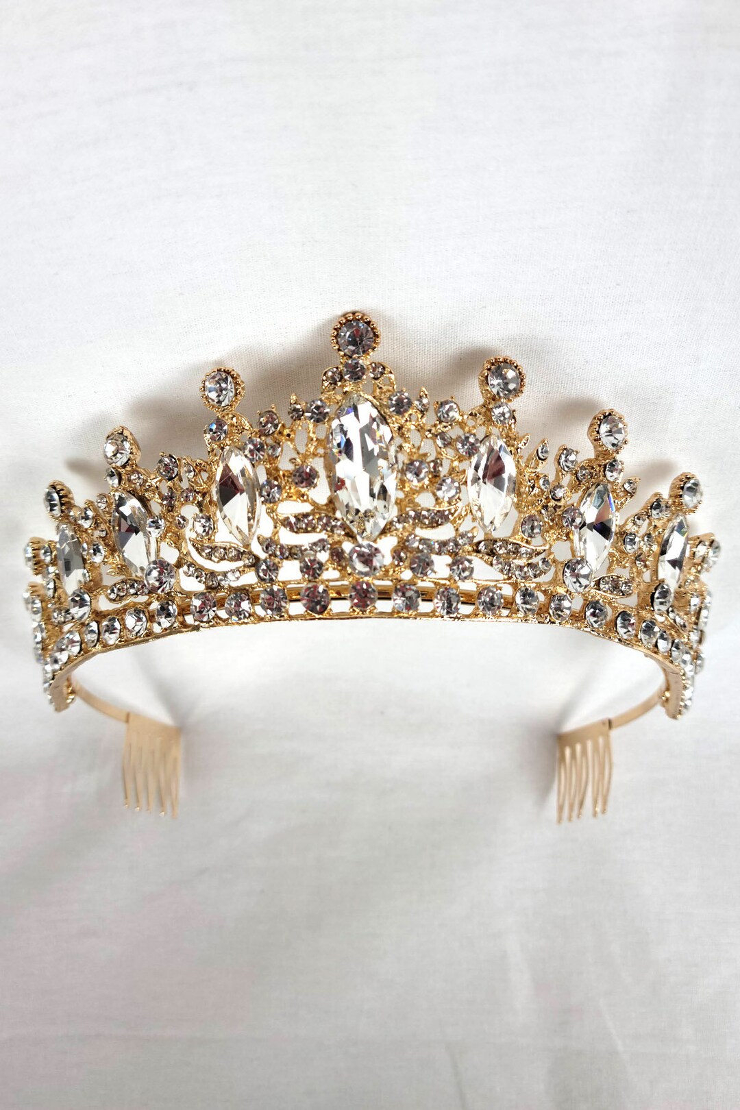 Metal Tiara With Jewels for Formal Occasions Parties Costumes ...