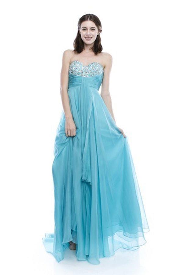 chinese dress ladies NADIA Crystal Pleated Backless Maxi Dress