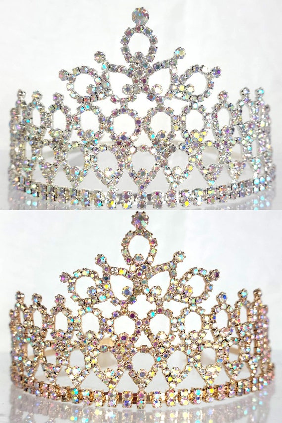 Metal Tiara With Jewels for Formal Occasions Costumes  display picture 1