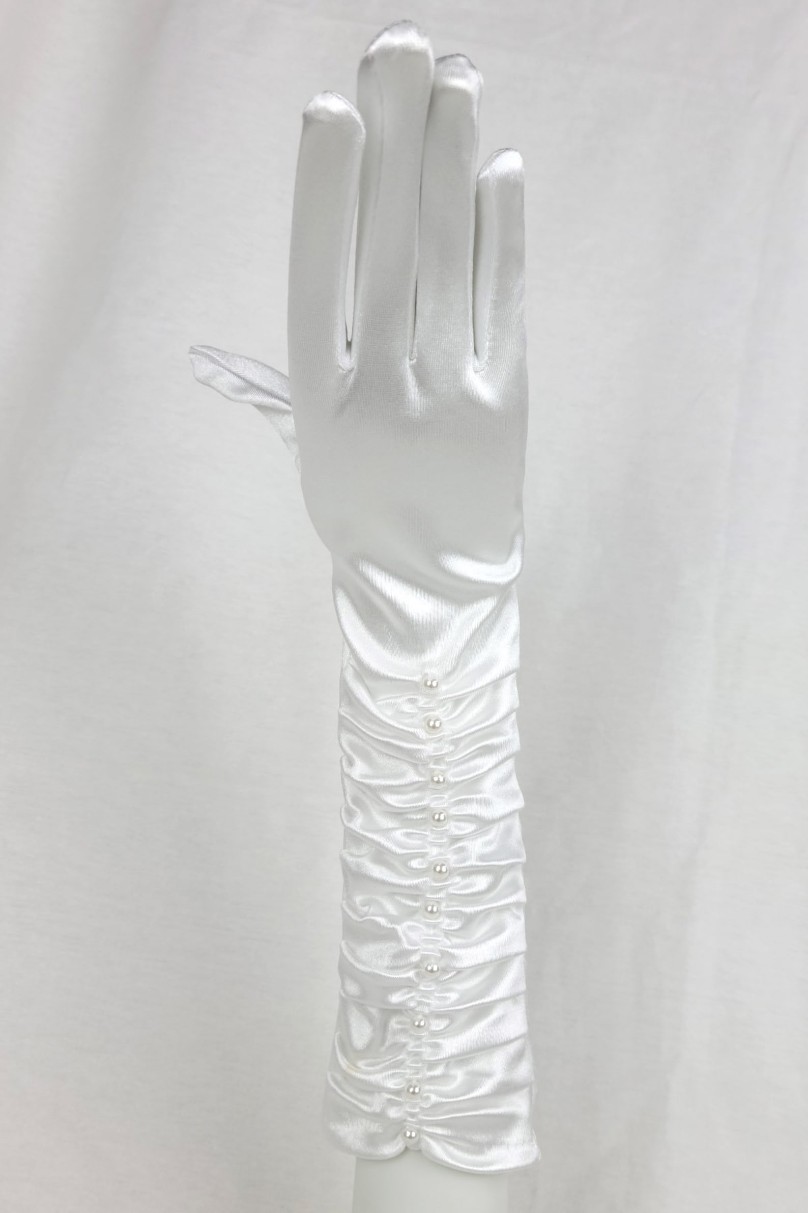 Black glove with stimulating pearls - Sydney Glove