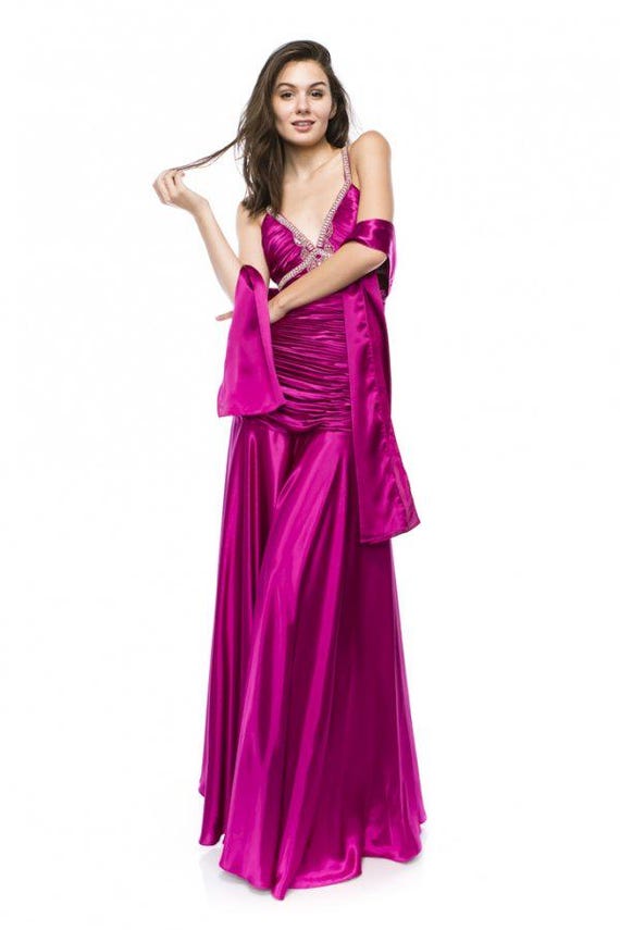 long dress sorority formal Chic Champagne Embellished Formal Gown GLGL3665 main image 0
