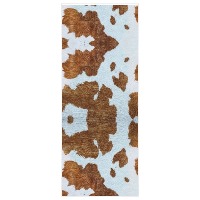 Wrapping Paper Cowhide Brown Cowhide Cowboy Cowboy Etsy