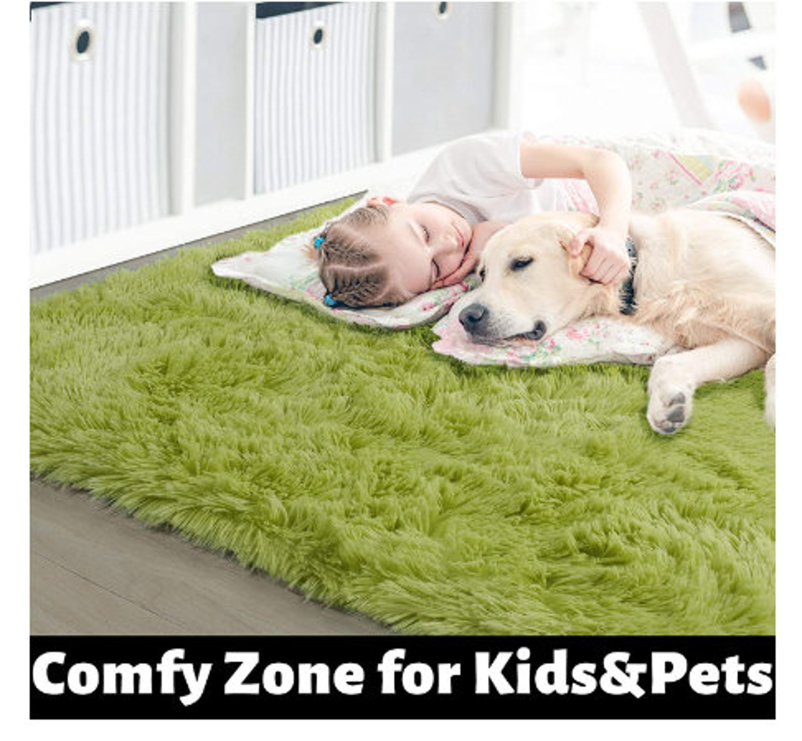 Moss Rug Grass Green Area Rug for Bedroom4'x6'fluffy Etsy