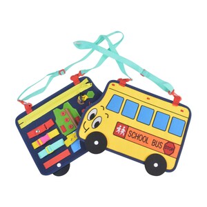 Tablero de actividades de autobús PERSONALIZADO, regalo de cumpleaños, portátil de viaje, juguetes Montessori, tablero de actividades, regalo para niños pequeños, tablero de actividades pequeño, autismo
