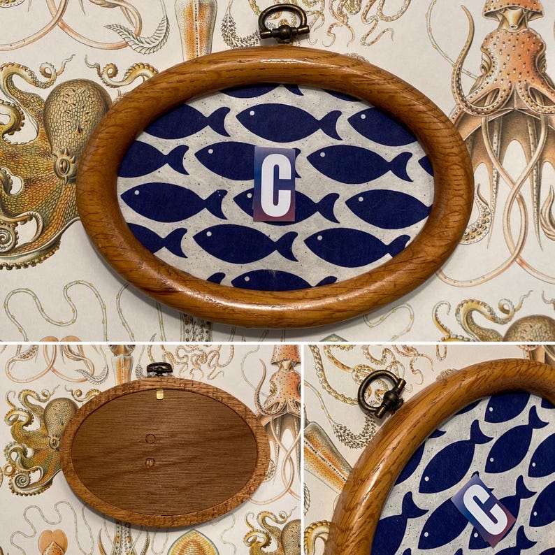 Oval Small Frame Vintage to Customize with your Hand Made Craft 3 x 5, 5 x 7, Mini, READ ITEM DETAILS Option 7 C