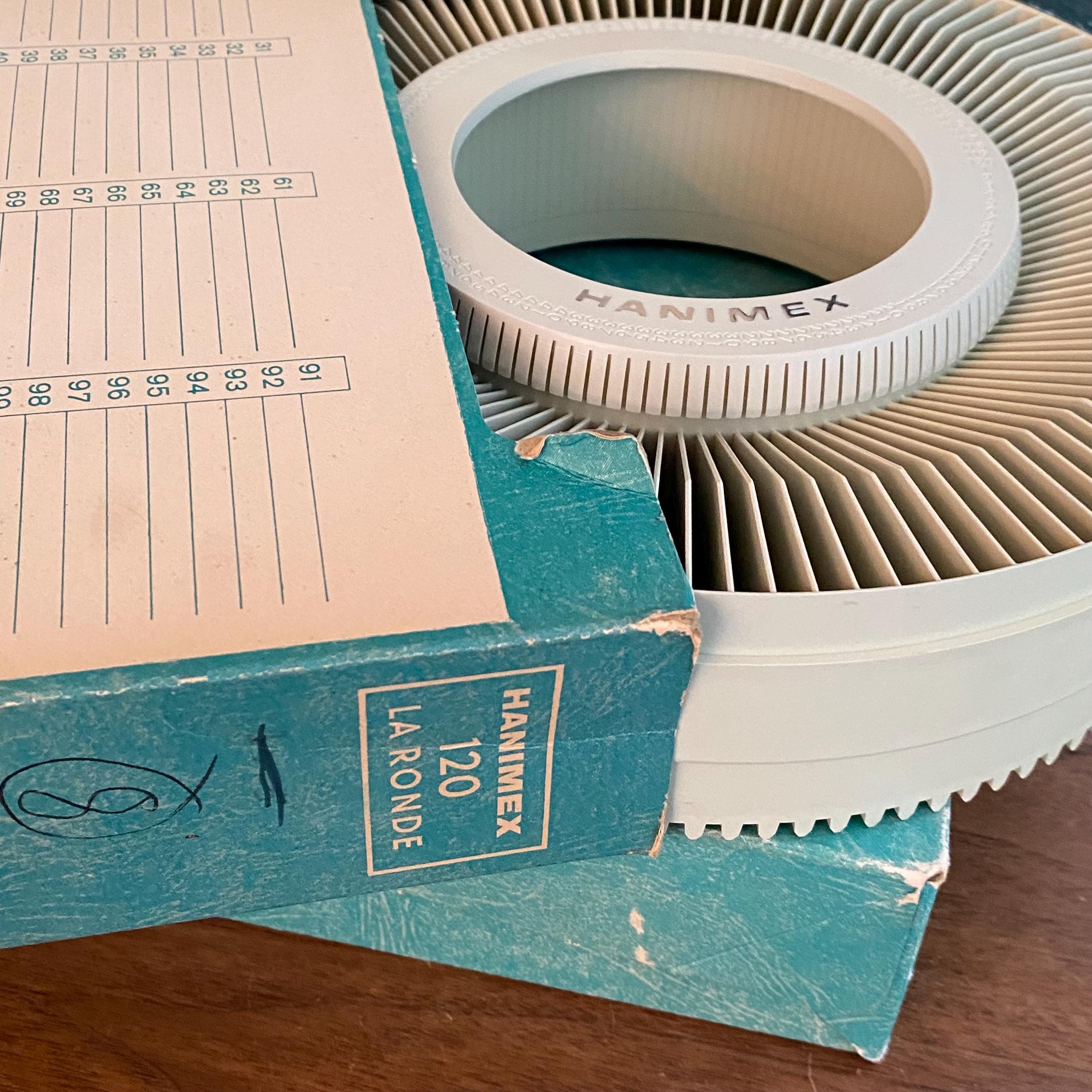120 Slide Tray Carousel for Vintage Projector 35 Mm Slides