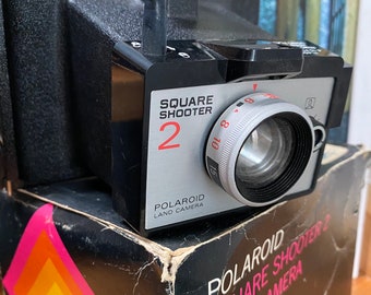 Macchina fotografica vintage Polaroid Land Square Shooter