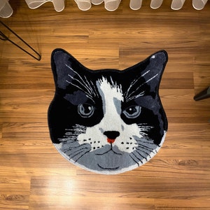 Smurf Cat tufted rug – rug4nerd