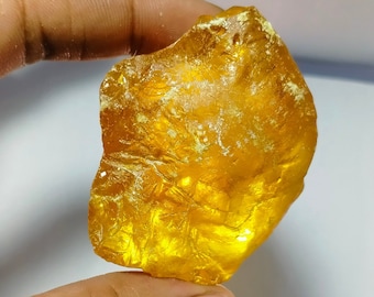 Amber Gemstone,Top Rare Big Raw Amber,Cabochon, Amber Stone loose stone semi precious Golden Amber for healing Use.   182 Carat. 55X42 MM