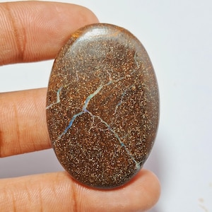 Boulder Opal necklace Gemstone,Premium Quality Boulder Opal Handmade Cabochon,loose gemstone Opal semi precious.  73 Carat. 45X31 MM