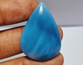 Pendentif Aragonite Bleue 49 Carats - Pierre Naturelle Du Mexique - Neuf Avec Étiquettes