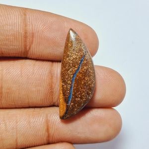 Boulder Opal necklace Gemstone,Premium Quality Boulder Opal Handmade Cabochon,loose gemstone Opal semi precious.  12 Carat. 29X11 MM