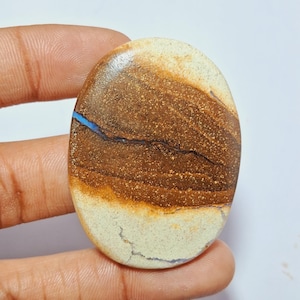Boulder Opal necklace Gemstone,Premium Quality Boulder Opal Handmade Cabochon,loose gemstone Opal semi precious.  73 Carat. 49X37 MM