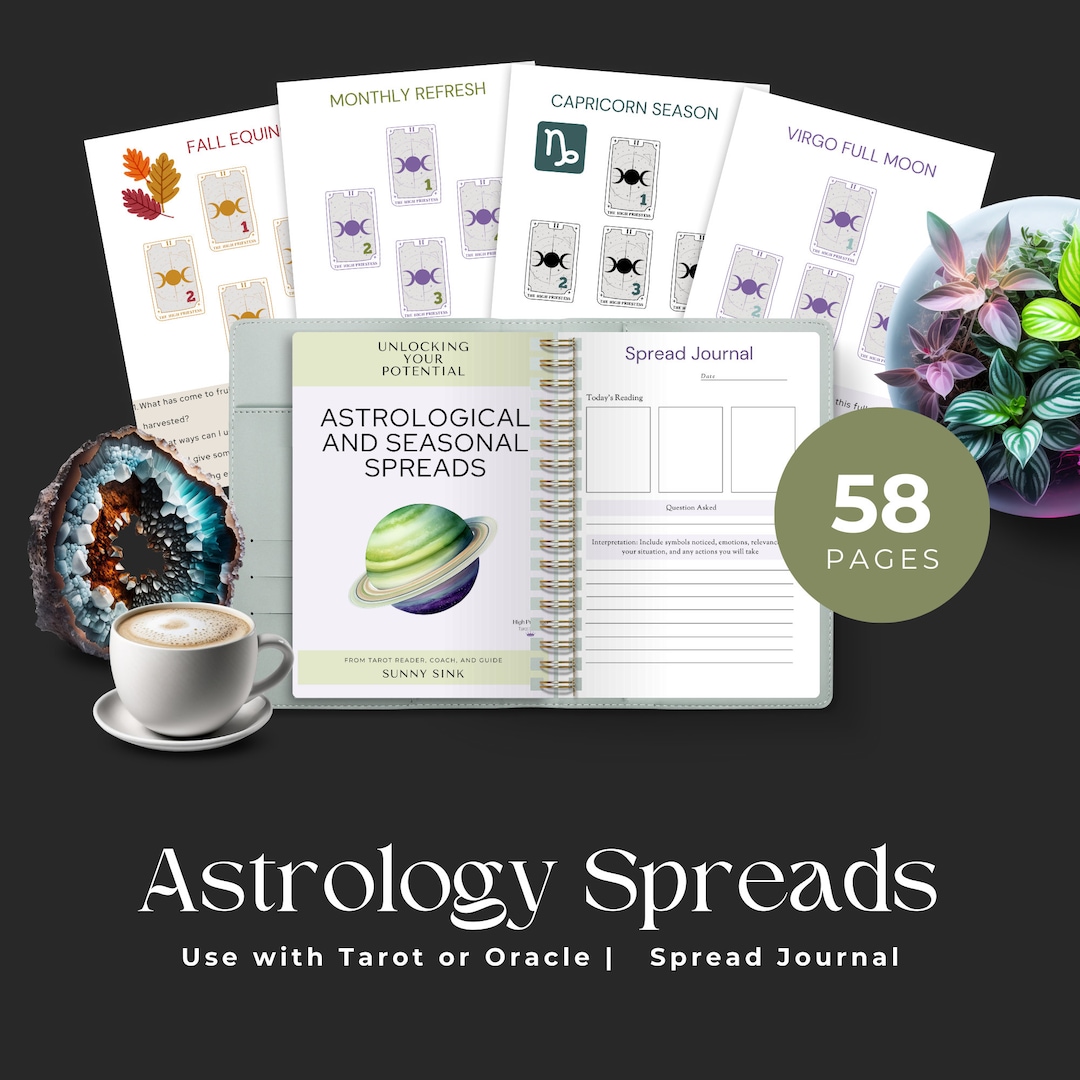 Printable Tarot Spreads Printable Tarot E Book Printable Tarot Notes ...