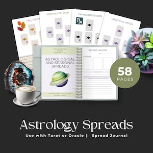 Tarot Spread Printable | Printable Tarot e book | Printable Tarot Notes | Tarot Spreads Print |  PDF Tarot Reading | Tarot Journal