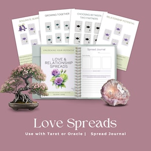 Tarot à tartiner imprimable | Tarot d'amour à tartiner | e-book Tarot à imprimer | Notes de tarot imprimables | Tarot à tartiner Impression |  Lecture de tarot PDF