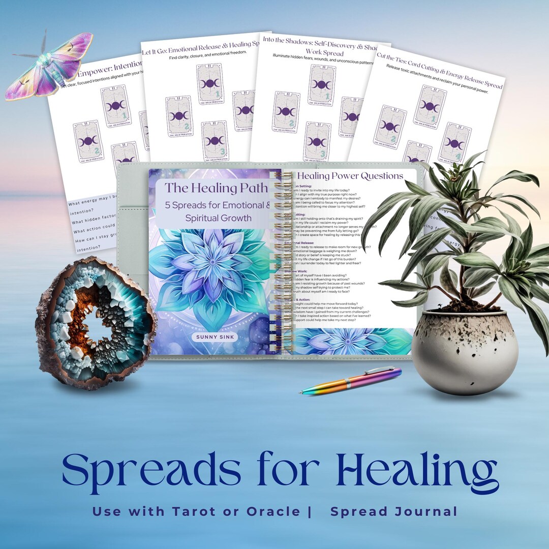 Healing Tarot Spread | Printable Ebook, Journal (PDF Download) - Etsy