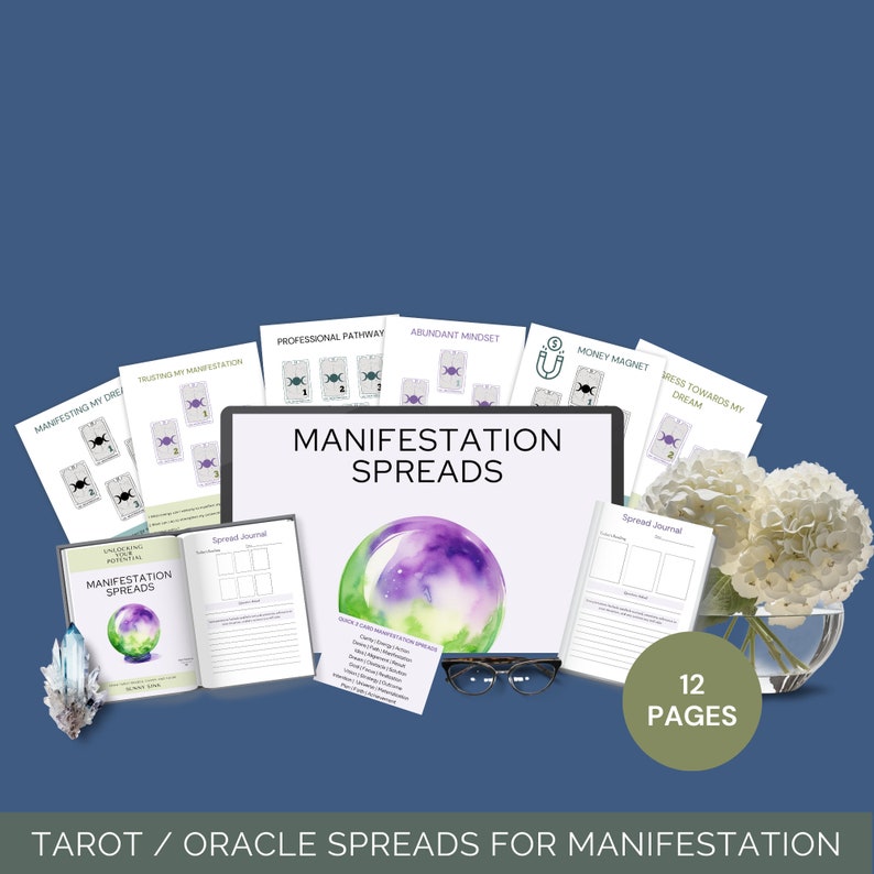 Printable Tarot Spreads Printable Tarot E Book Printable Tarot Notes ...