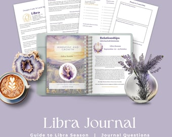 Libra Season Handbook | Journal, Prompts, Tarot Spread (Digital Download)