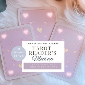 1 - Maqueta de carta del tarot / Lector de cartas del tarot PNG / Baraja de tarot PNG / Lectura de tarot / Cartas del tarot / Maqueta de cartas del oráculo / Tarot / Maqueta de tarot