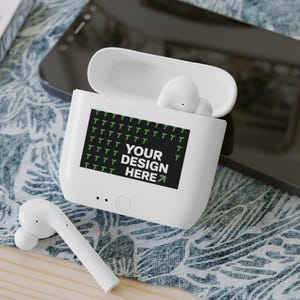 Custom Wireless Earbuds - Personalized Bluetooth Earbuds, Gift for Music Lovers, Tech Accessories, Unique Earbuds Design