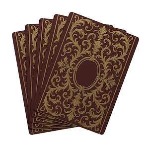 Elegant Poker Playing Cards – Gold Foil Look Luxury Deck for Game Night, Gift for Card Players, Casino Party Essential – One of a Kind