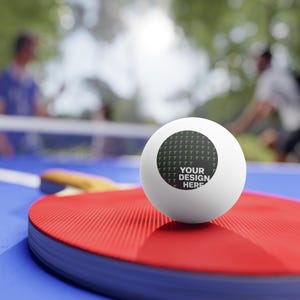 Personalized Ping Pong Balls Set, Custom Table Tennis Balls for Parties & Tournaments, Fun Gift for Players, Sports Event Accessory