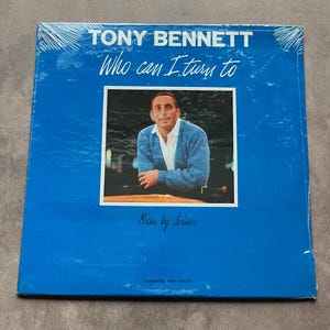 Vintage 1960&#39;s NEW Sealed Tony Bennett Who Can I Turn To Vinyl Album