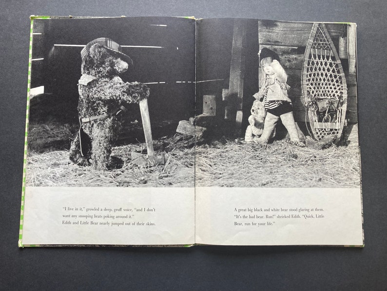 RARE Vintage Children's Hardcover Book Edith & Big Bad Etsy