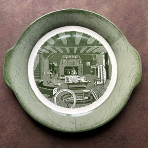 Vintage Colonial Homestead Serving Plate by Royal China